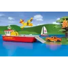 Siku Feuerwehr-Arbeitsboot Feuerwehr-Bootmodell Vormontiert 1:50