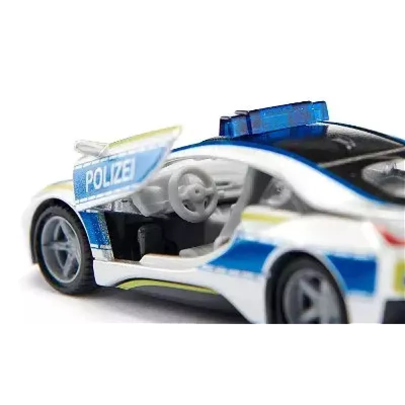 Siku BMW i8 Polizei Polizeiauto-Modell vormontiert 1:50