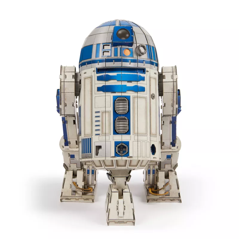4D Build, Star Wars R2-D2 Kartonmodellbausatz 201 Teile | Star Wars Spielzeug Schreibtischdekoration | Konstruktionsspielzeug | 3D-Modellbausätze für Erwachsene & Jugendliche ab 12