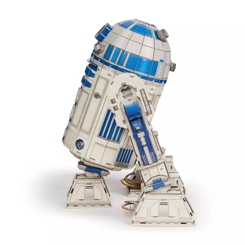 4D Build, Star Wars R2-D2 Kartonmodellbausatz 201 Teile | Star Wars Spielzeug Schreibtischdekoration | Konstruktionsspielzeug | 3D-Modellbausätze für Erwachsene & Jugendliche ab 12