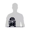 4D Build, Star Wars R2-D2 Kartonmodellbausatz 201 Teile | Star Wars Spielzeug Schreibtischdekoration | Konstruktionsspielzeug | 3D-Modellbausätze für Erwachsene & Jugendliche ab 12