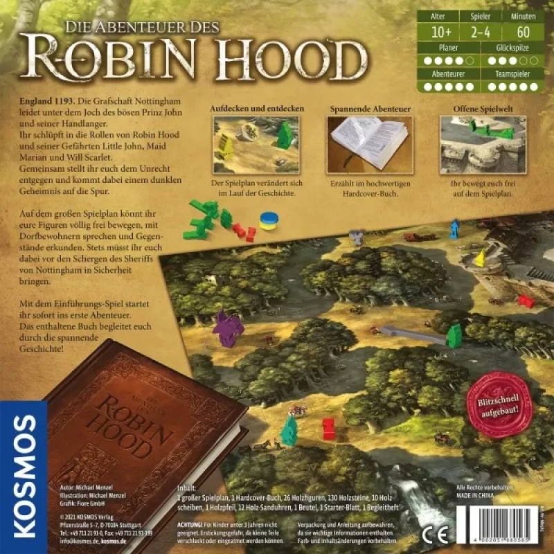 Kosmos 68056 Brett-/Kartenspiel Brettspiel Reise/Abenteuer