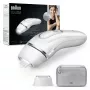 IPL-Haarentfernungsgerät BRAUN Silk‑expert Pro 3 PL3020 — Silber/Weiß, netzbetrieben, Aufsätze für Gesicht und Körper