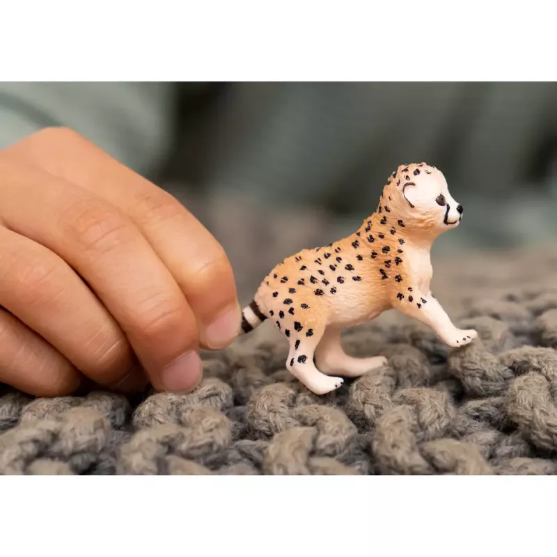 Figur Schleich WILD LIFE Gepardenbaby Modell 14866, braun, für Kinder ab 3 Jahren