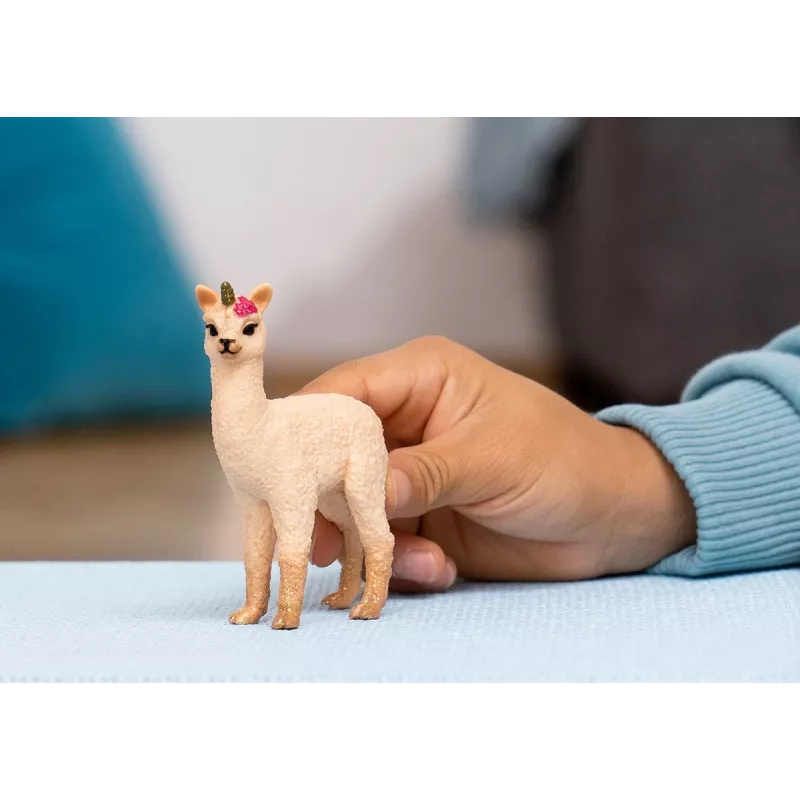 Figur Schleich BAYALA Lama-Einhorn-Fohlen, braun, ab 5 Jahren