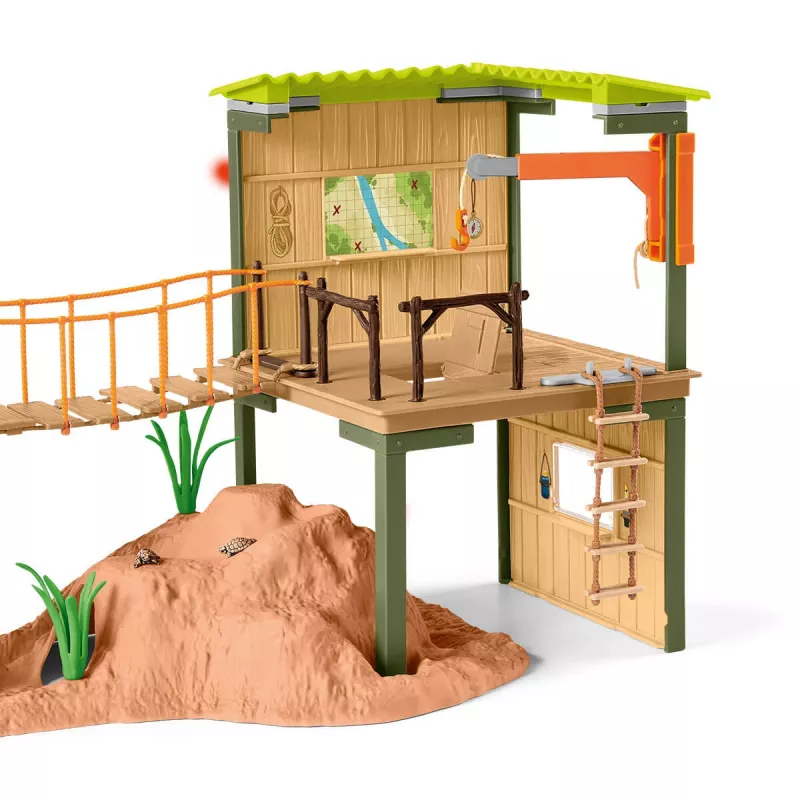 Zoo schleich WILD LIFE Ranger-Abenteuerstation Mehrfarbig 3-8 Jahre