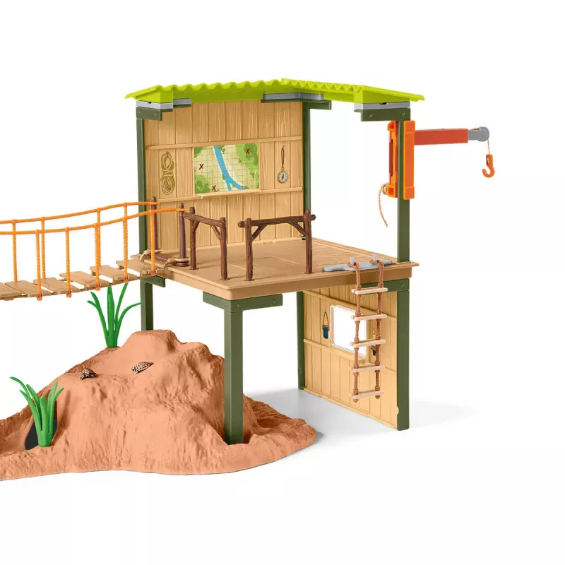 Zoo schleich WILD LIFE Ranger-Abenteuerstation Mehrfarbig 3-8 Jahre