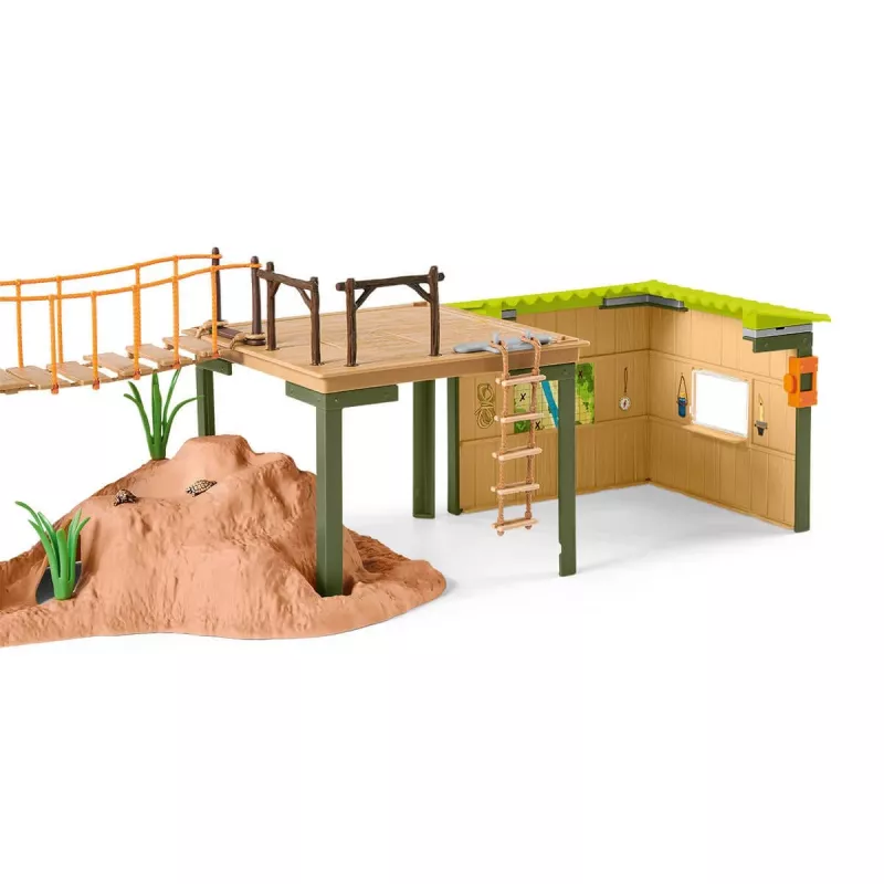 Zoo schleich WILD LIFE Ranger-Abenteuerstation Mehrfarbig 3-8 Jahre