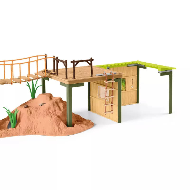 Zoo schleich WILD LIFE Ranger-Abenteuerstation Mehrfarbig 3-8 Jahre