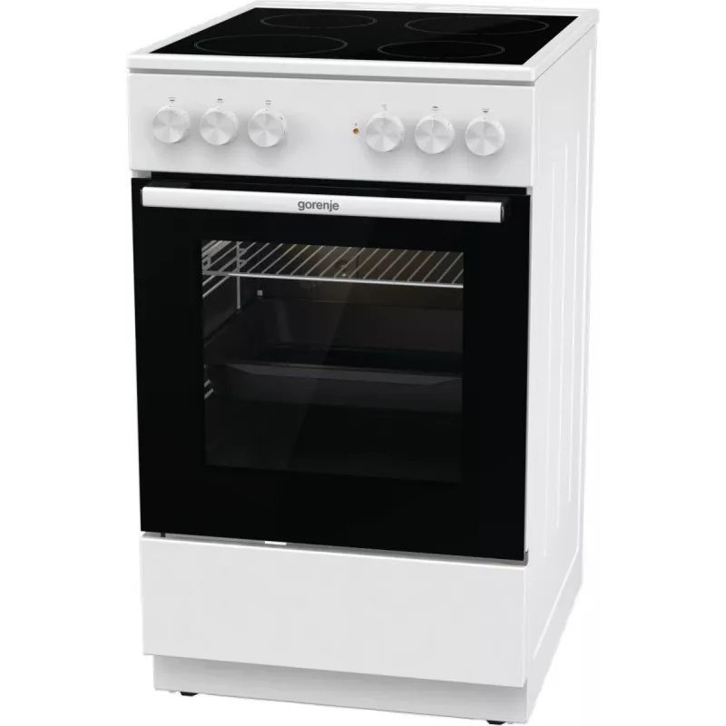 Gorenje GEC5A21WG Freistehender Herd Elektro Glaskeramikkochfeld Weiß