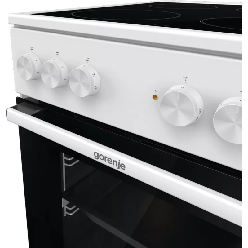 Gorenje GEC5A21WG Freistehender Herd Elektro Glaskeramikkochfeld Weiß