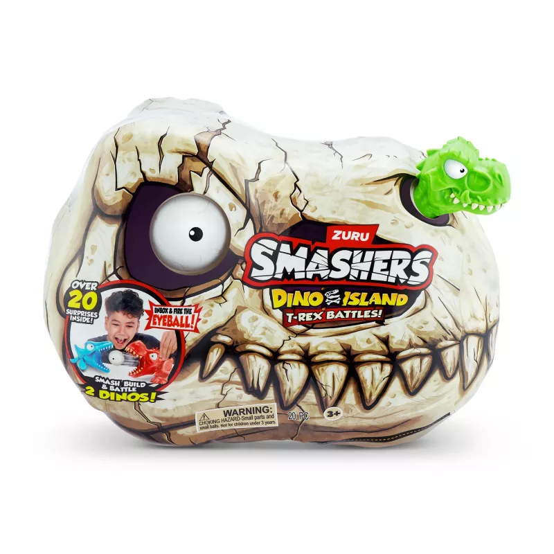 Zuru Smashers T‑Rex Battles Spielzeugfigur – sammelbare Dinosaurier-Actionfigur, sortierte Modelle