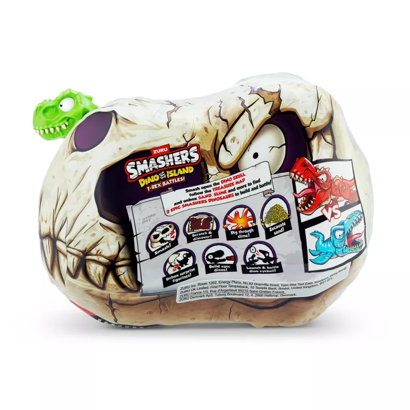 Zuru Smashers T‑Rex Battles Spielzeugfigur – sammelbare Dinosaurier-Actionfigur, sortierte Modelle