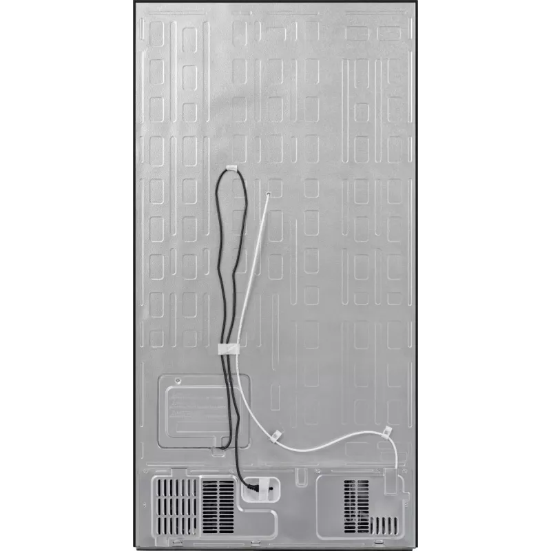 Hisense Side-by-Side-Kühlschrank RS818N4TFE, Freistehend, Amerikanische Tür, Schwarz, Touch, LED, Anzeige an der Tür