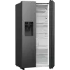 Hisense RS5P535NTFE Side-by-Side-Kühlschrank Freistehend 566 L Schwarz