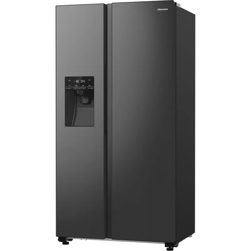 Hisense RS5P535NTFE Side-by-Side-Kühlschrank Freistehend 566 L Schwarz
