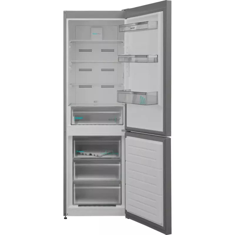 Sharp SJ-BA09RMXLC-EU, Kühl-Gefrierkombination (Edelstahl)