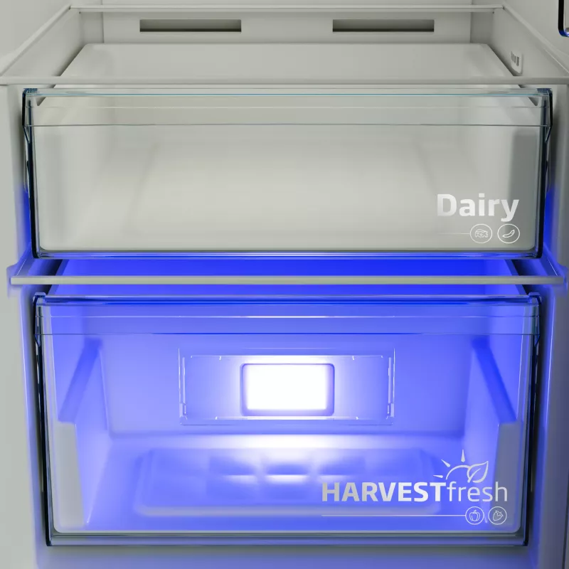 Beko B3RMLNE444HXB Kühlschrank freistehend 365 L Edelstahl
