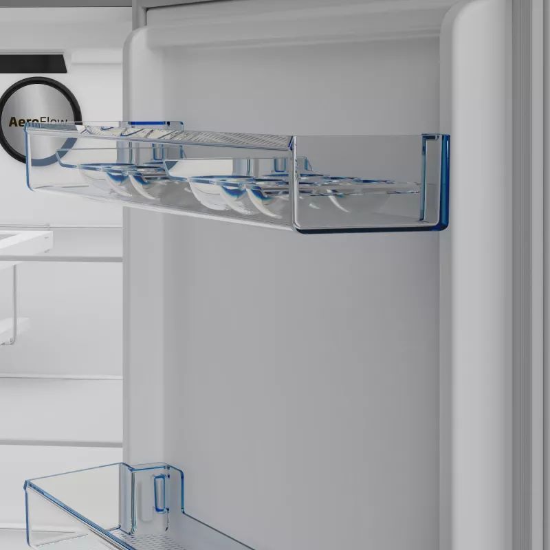 Beko B3RMLNE444HXB Kühlschrank freistehend 365 L Edelstahl