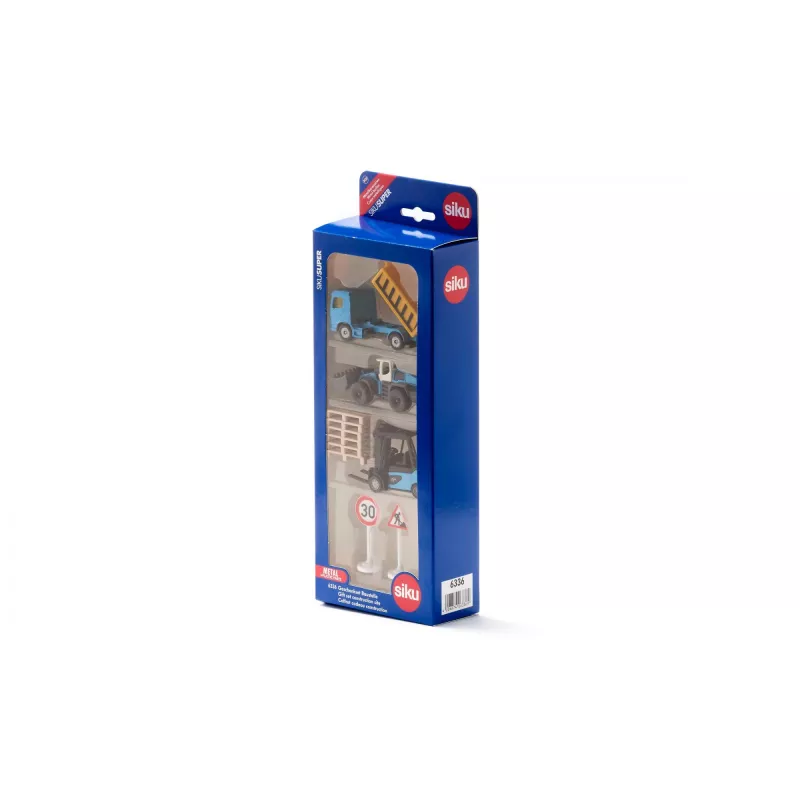 Baustellen-Set Siku 6336 vormontiert Unisex