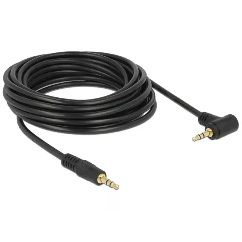 Audiokabel 3,5 mm M/M DeLOCK 83760 5 m Schwarz
