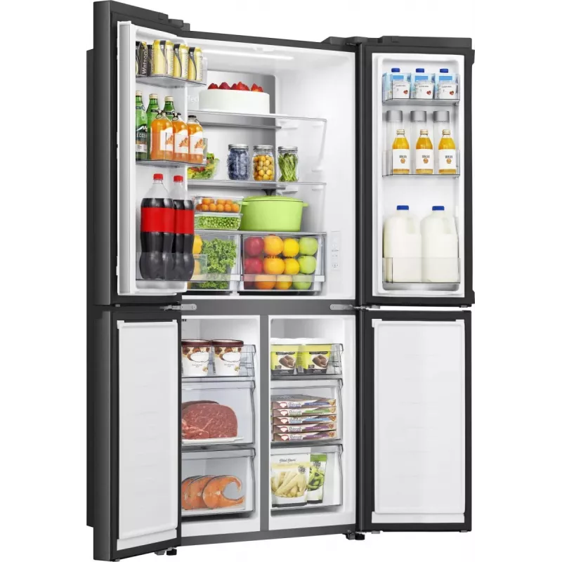 Hisense RQ5P470SAFD Freistehend 483 L Schwarz, Edelstahl