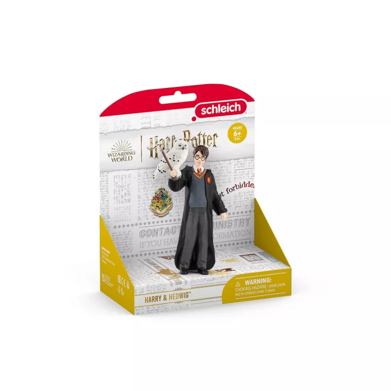 Figur Schleich Harry Potter & Hedwig Mehrfarbig 42633 Empfohlenes Alter 6+