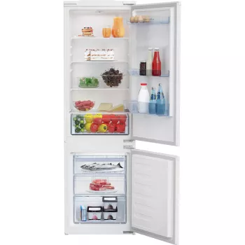 Beko BCSA285K4SN Kühl-Gefrierkombination Einbau 271 L Weiß