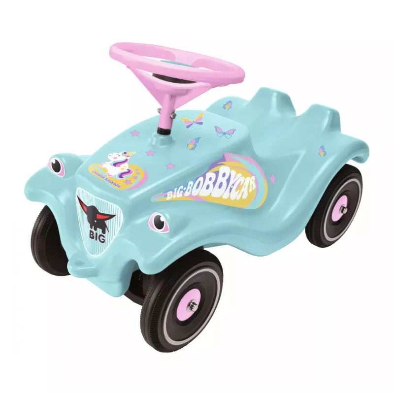 Rutschauto BIG Bobby Car Schiebeart 1 Benutzer 4 Räder Pink Türkis