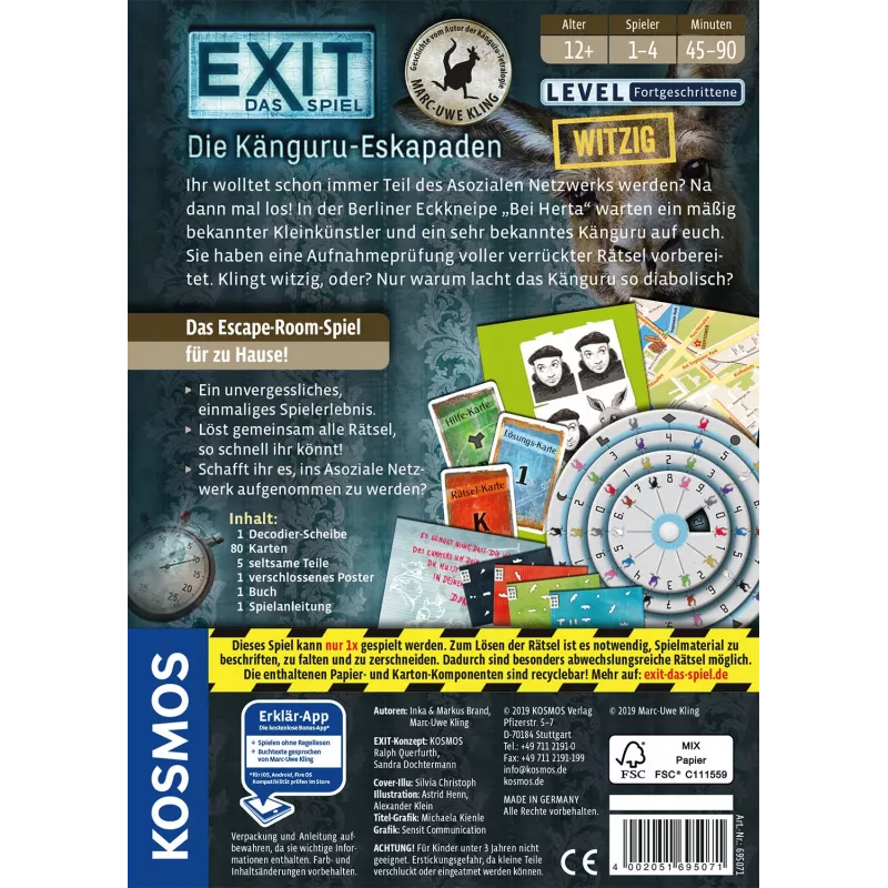Kosmos 6950710 Brettspiel Deduktion