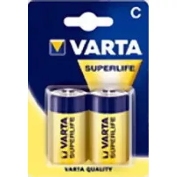 Varta Superlife C Einwegbatterie Zink-Kohle, C-Größe, 1,5 V, 50 mm