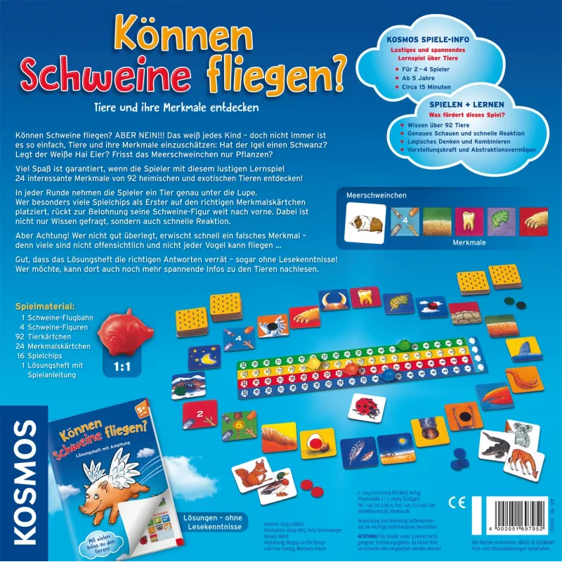 Kosmos 69795, 5 Jahre, 15 Min., Familienspiel Kosmos 69795. Empfohlenes Mindestalter: 5 Jahre, Familienspiel