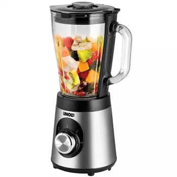 Unold Edel 1,5 L Tischmixer 500 W Schwarz, Edelstahl, Transparent