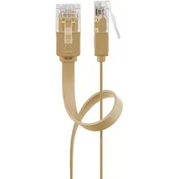 Netzwerkkabel Goobay 95881 Hellbraun 10m Cat6 U/UTP