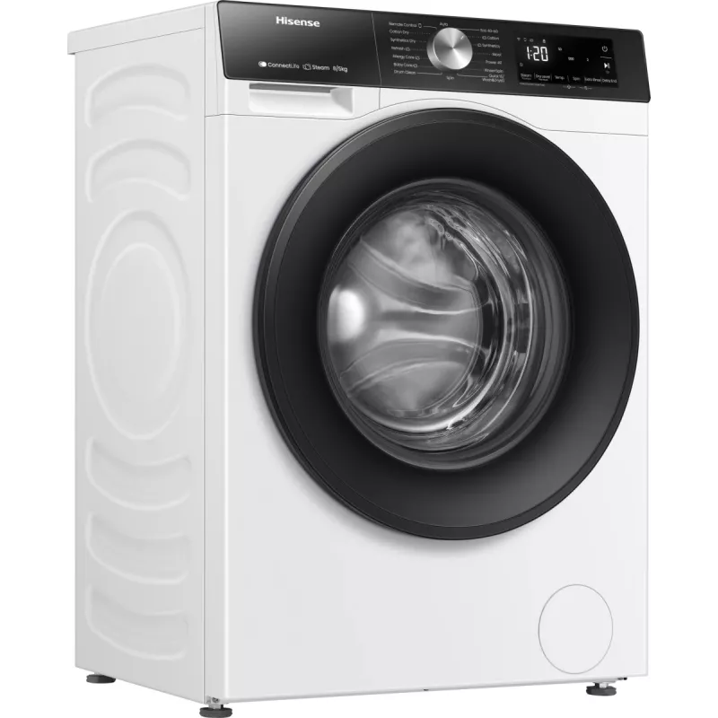 Hisense WD3S8043BW3 Waschtrockner Freistehend Frontlader Weiß