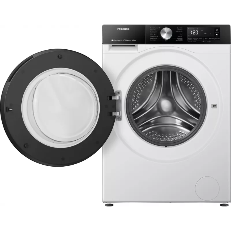 Hisense WD3S8043BW3 Waschtrockner Freistehend Frontlader Weiß