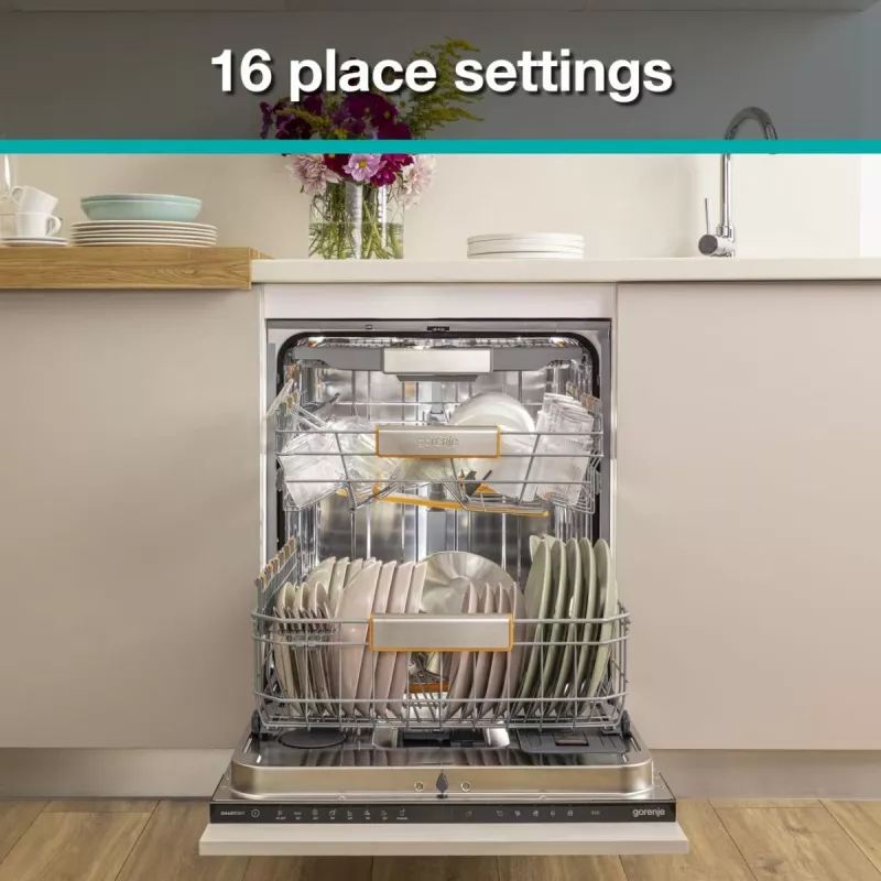 Gorenje GV663A66 vollintegrierbar 16 Maßgedecke