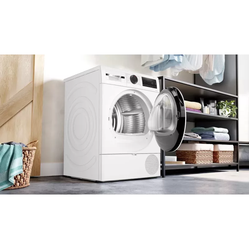 Bosch Serie 6 WQG241001 Wäschetrockner Freistehend Frontlader 9 kg Weiß