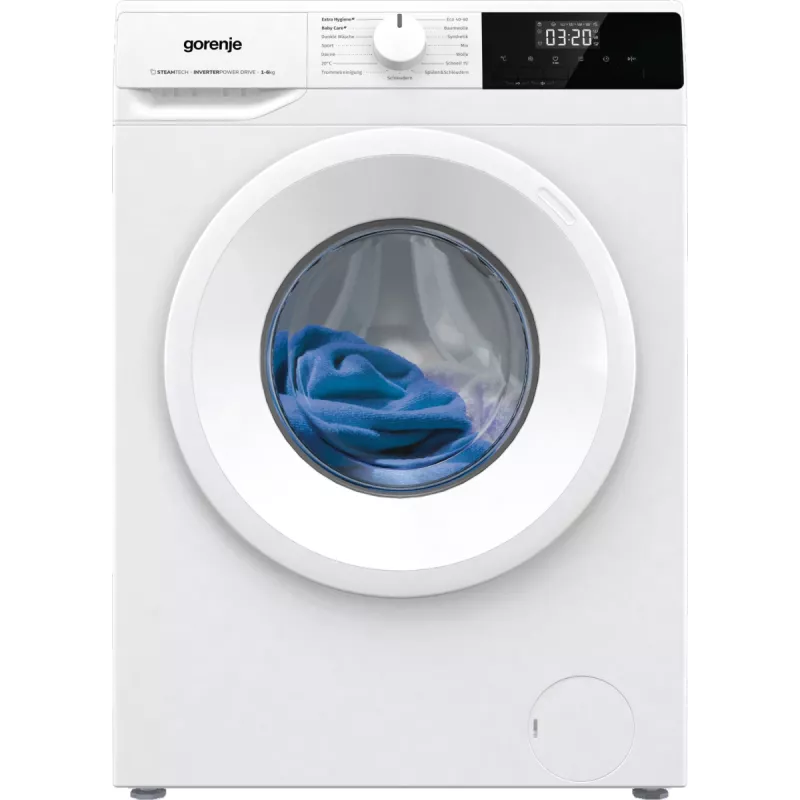 Gorenje WNHPI62SCPS/DE Waschmaschine Frontlader 6 kg 1200 U/min Weiß