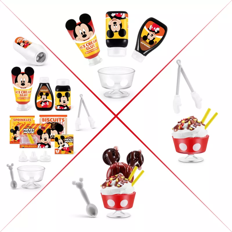 Mini Brands Create Disney Snacks Serie 1 Kapsel, Küche, 8 Jahr(e), Batterien enthalten, LR44, Mehrfarbig