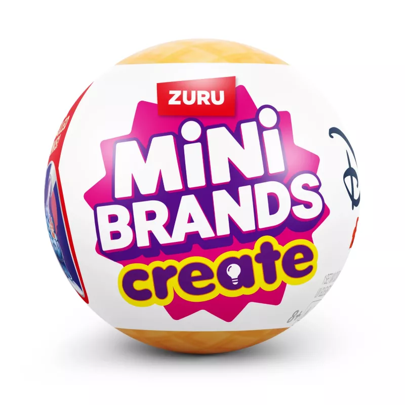 Mini Brands Create Disney Snacks Serie 1 Kapsel, Küche, 8 Jahr(e), Batterien enthalten, LR44, Mehrfarbig