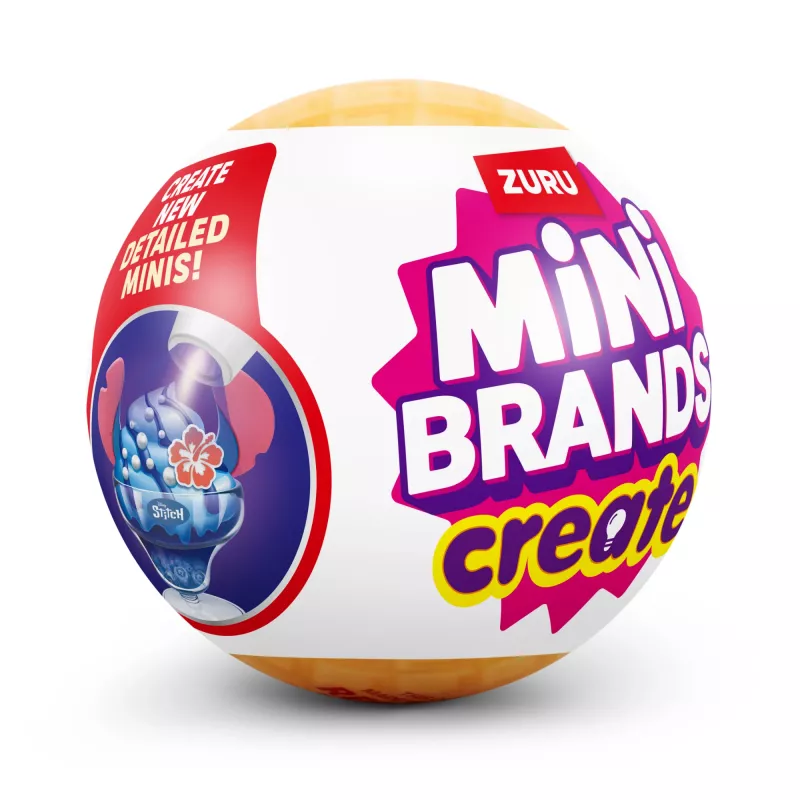 Mini Brands Create Disney Snacks Serie 1 Kapsel, Küche, 8 Jahr(e), Batterien enthalten, LR44, Mehrfarbig