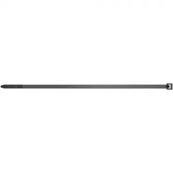 Kabelbinder mit seitlichem Einlass FISCHER 37573 — Nylon, 200 mm × 3,6 mm, Schwarz, 100 Stück