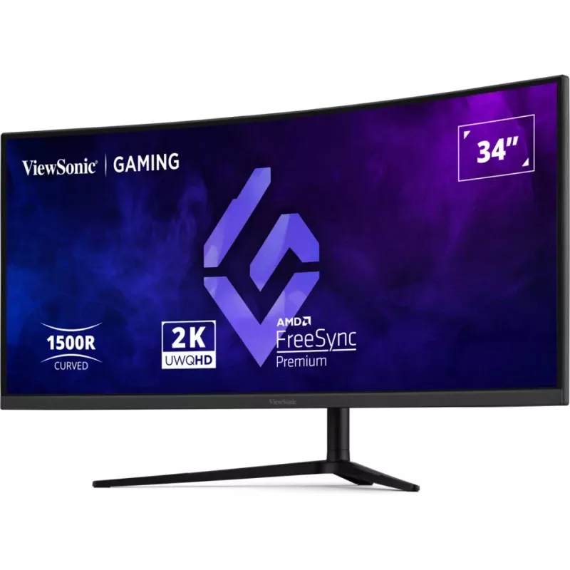 Viewsonic VX3418C-2K Computermonitor 86,4 cm (34 Zoll) 3440 x 1440 Pixel UltraWide Quad HD Schwarz