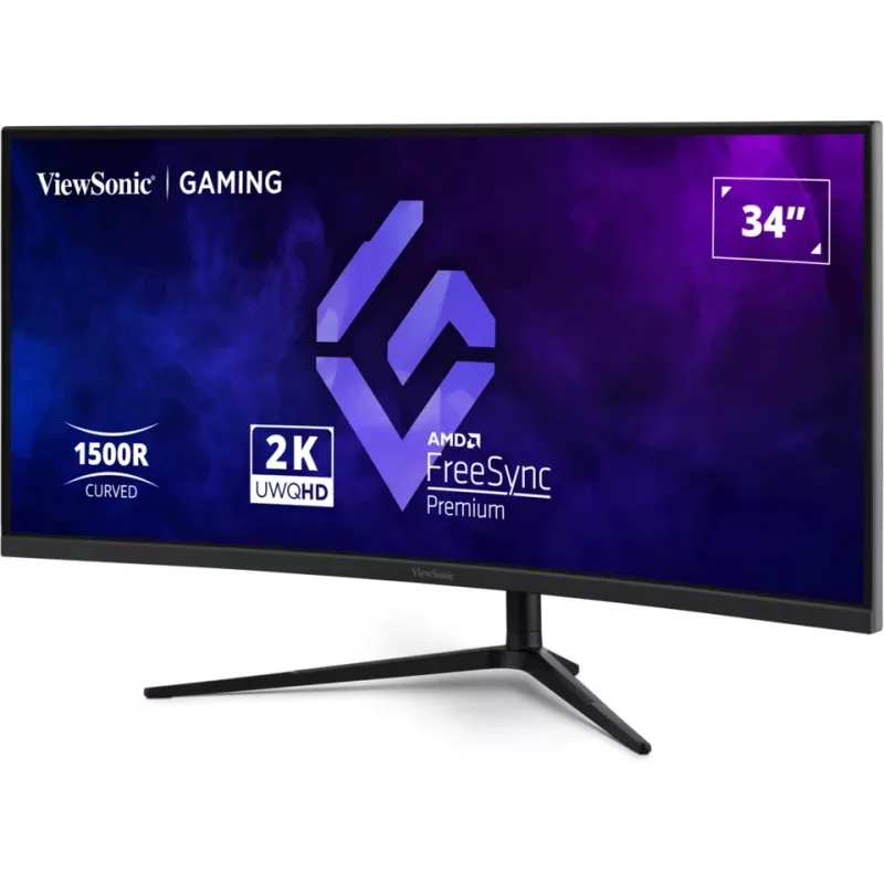 Viewsonic VX3418C-2K Computermonitor 86,4 cm (34 Zoll) 3440 x 1440 Pixel UltraWide Quad HD Schwarz