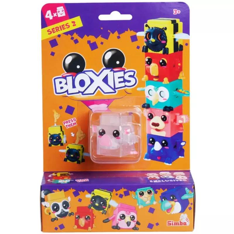 Spielfiguren-Pack, Simba-Dickie Bloxies Serie 2 — Sortierte 4 Figuren
