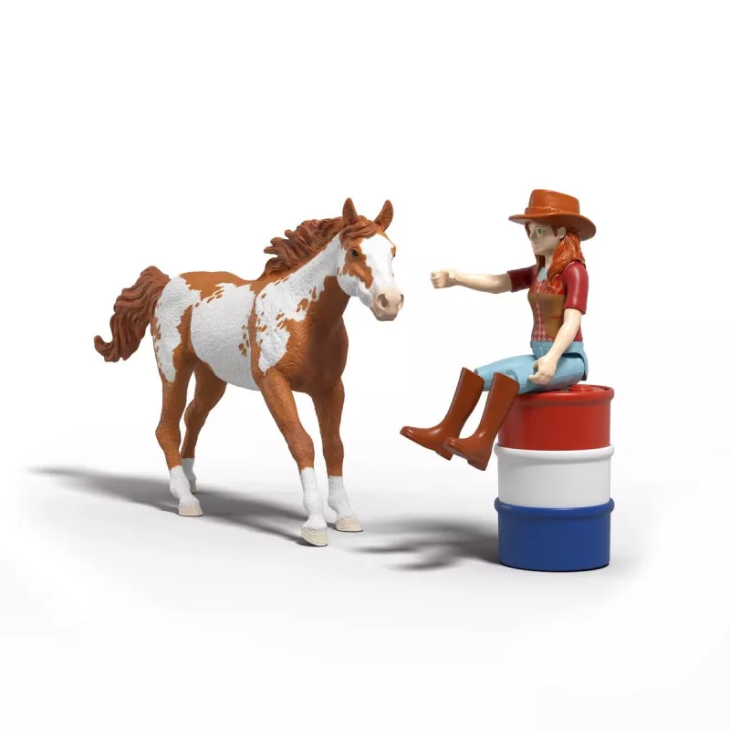 schleich HORSE CLUB Hannahs Western-Abenteuer, 5 Jahr(e), Pferde, Mehrfarbig, Kunststoff