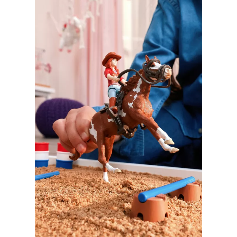 schleich HORSE CLUB Hannahs Western-Abenteuer, 5 Jahr(e), Pferde, Mehrfarbig, Kunststoff