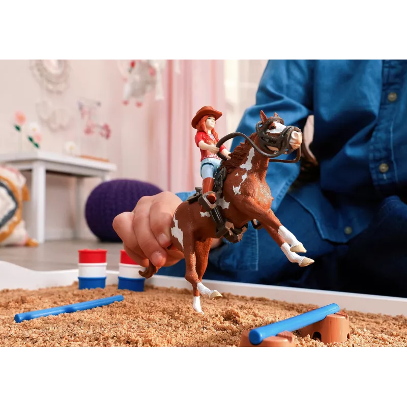 schleich HORSE CLUB Hannahs Western-Abenteuer, 5 Jahr(e), Pferde, Mehrfarbig, Kunststoff