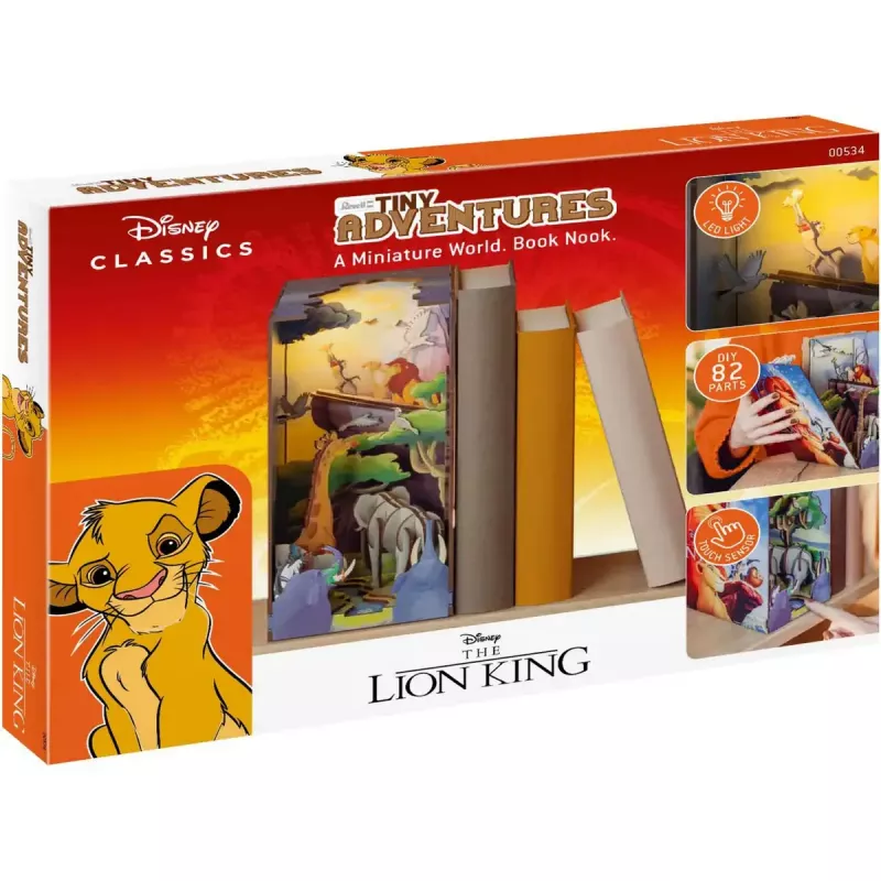 Plastikmodellbausatz REVELL Tiny Adventures Disney Der König der Löwen 00534 — Maßstab nicht angegeben, Steckteile, für Kinder